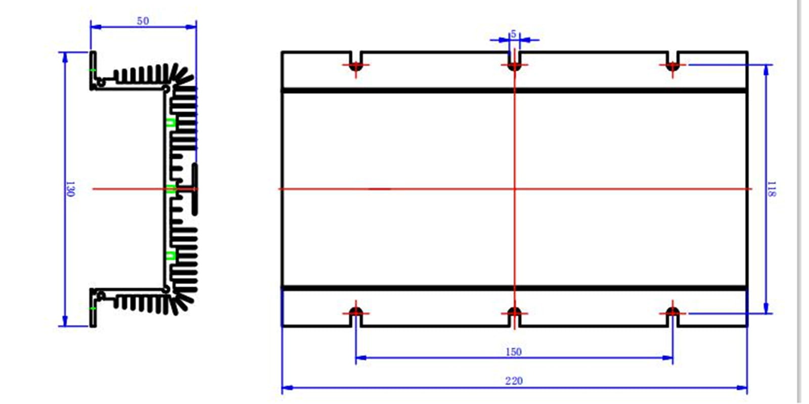 booster Dimensiuni de instalare